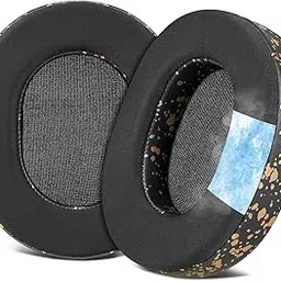 SOULWIT Earpads Replacement for SteelSeries Arctis 1/3/5/Arctis 7/7+/7P/7P+/7X/7X+/9/9X/Pro/Prime(Do Not Fit Any Arctis Nova) Headset, Ear Pads Cushions with High-Density Foam (Arctis CG Black Gold)-picture-10