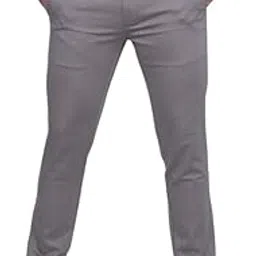nanzi apparel Light Brown Men's Regular Fit Cotton Casual Trousers | Office Wear Pants-picture-26