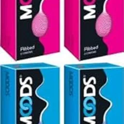 MOODS CONDOMS RIBBED AND ALL NIGHT 12S (PACK OF 4) Condom (Set of 4, 48 Sheets)-picture-13