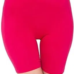 Clovia Women's Cotton Spandex Medium Waist Outer Elastic Cycling Shorts-picture-12