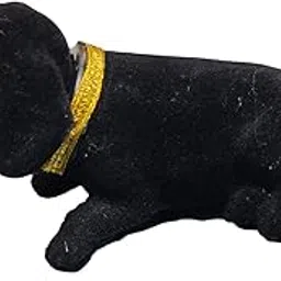 NOH Creations Moving Head Dog Toy for Car Dashboard/Home Decor/ Kids Toy -15 cm (Black)-picture-12