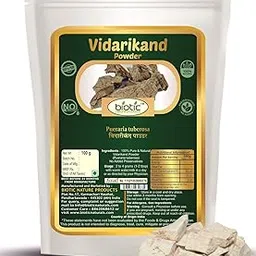 Biotic Natural Vidarikand Powder 100gm - Vidari Kand Churna - Original Bidarikand Powder-picture-15