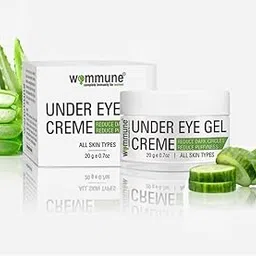 Under Eye Gel Creme, Natural Anti-Aging Formula with Aloe Vera, Cucumber, Vitamin E and Bakuchi for Dark Circles and Puffiness, 20g, All Skin Types-picture-55