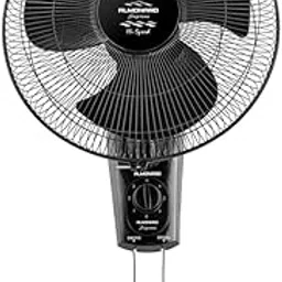 Almonard | 16" (400mm) Supreme High Speed Wall fan Black-picture-16