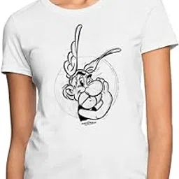 APSRA RETAIL Asterix & Obelix The Gall Women's T-Shirt Casual T-Shirt Half Sleeve Round Neck Printed Men's t shirt(06_S)-picture-47