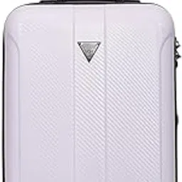 guess White Textured Lustre Trolley Bag-picture-15