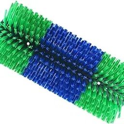 ATORSE Horse Brush Itchin Post Pad Cattle Scratching Brush for Fence Garden Outdoor Green No Screws image 1