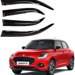 MT Car Window Visor for New Swift 2024 Door Sun Rain Deflector Guard Rainwear Sun Shade Rain Shield-image-13