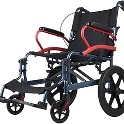 Mediva by Hero Eco Med MHL-1008-A Lightweight Manual Wheelchair with Attendant brakes, Foldable and adjustable for keeping in cars-picture-37