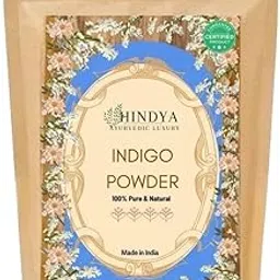Hindya Ayurvedic Luxury Organic Indigo Powder For Hair Black, Triple-Sifted & Microfine, Indigofera Tinctoria For Natural Hair Coloring, 100G-image-14