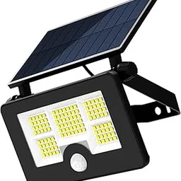 Dylect® Eco Solar Security Light Outdoor for 10Hr Runtime with USB Type-C Charging, Ultra Bright 100W with PIR Motion Sensor, IP44 Waterproof, Solar Light for Garden, Parking, Home (6500K Cool White) image 1