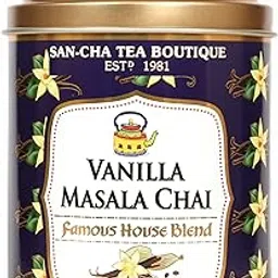 Sancha Tea Boutique, Vanilla Cardamom Masala Chai, 100g Loose Leaf Blend, Real Wayanad Vanilla & Indian Spices, Aromatic & Creamy Black Tea-picture-25