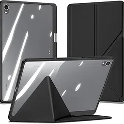 INICIO Hybrid Smart Folio Case for Samsung Galaxy Tab S11 11inch 2025 SM-X730/X736B, Detachable Front Cover, Trifold Multi Angle Stand, S Pen Holder, Auto Wake/Sleep, PU+PC+TPU, Black-picture-26