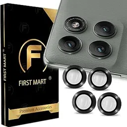 FIRST MART Camera Lens Protectors for Motorola Edge 60 Pro (6.7 Inches) Tough HD Individual Aluminum Alloy Lens Ring Cover, Scratch Resistant, Thin Lens Protection| Black, 1 Pack-picture-23