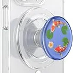 PopSockets Phone Grip Compatible with MagSafe, Phone Holder, Wireless Charging Compatible - Koi Pond-picture-16