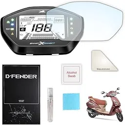 D'FENDER Protector Compatible for TVS Jupiter ZX Motorcycle Display Surface Guard Protection PPF - Pack of 1-picture-12