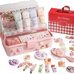 myaddiction Artificial Cream Glue Set Cartoon DIY Material for Children Girls Boys Teens with Storage Box-picture-42