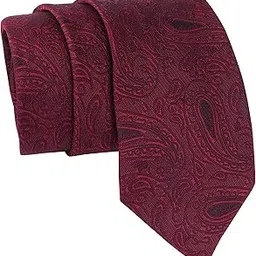 Men's Microfibre Italian Designer Necktie Gift Set, Floral Printed Tie (Pack of 1)-image-3