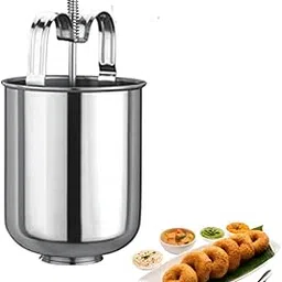 Drumstone (𝐒𝐩𝐞𝐜𝐢𝐚𝐥 𝟏𝟓 𝐘𝐞𝐚𝐫𝐬 𝐖𝐚𝐫𝐫𝐚𝐧𝐭𝐲) Vada Maker with Stand – Heavy-Duty Stainless Steel Medu Vada Machine for Home, Perfectly Shaped Vadas, Easy to Use & Clean, Ideal for-image-77
