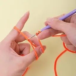 GIRLYZ Attire Crochet Hooks Knitting Needles Kits DIY Yarn Weave Craft Tools Crochet Set with Ergonomic Brown Plastic Handle Marked Different, Fine Work (No.12, 2.5mm) image 1