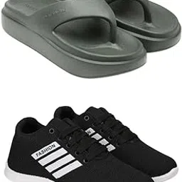 zenwear Extra Soft Classic Casual wear with Flexibility Technology Flip Flop Combo for Women's/Girl's(6111+1708)()-picture-19