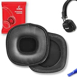 Crysendo Headphone Cushion for Marshall Major III Headphone | Soft Ear Cushion Cover Replacement Earpads | Protein Leather & Memory Foam Cushion (Black)-picture-33