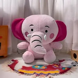 AAYU Elephant Stuffed Animals | Stuff Animal Plush Toy for Babies Girls Boys, Elephants Plushie for Birth Stats Baby Shower Infant Newborn Boy & Girl Cute & Soft Baby Elephant Plush Toy - Pink(20CM)-picture-28