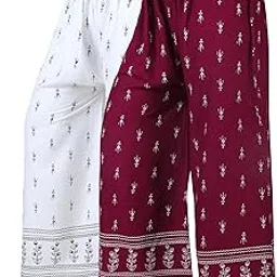 Areeba Collection Women's Regular Fit Palazzos-picture-52