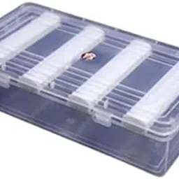 Multipurpose Transparent Bangle & Accessories Storage Box with 4 Adjustable Rods – Ideal for Bangles, Watches, Scrunchies, and More White Free Size-picture-32