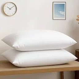 Pilow Soft White Microfiber | Pillows for Sleeping White - Set of 2 (Size - 16x24 Inches Or 40x60 cm)-image-0