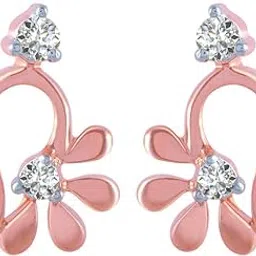 p.c. chandra jewellers Gold and Diamond Stud Earrings for Women-picture-22