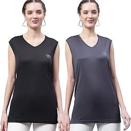 mack jonney Regular Fit Dryfit Lycra Solid Gym Vest for Women (Pack of 2)-DRY_V_SL_BLK_BLU_002-P-picture-43