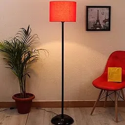 Red Drum Metal Floor lamp Living Room Bedroom and Office Room Floor LAMP-image-78