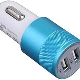 WRENS (Pack of - 1) Car Charging Accessories Dual USB Car Charger Adapter 2 USB Port Led Display 2.1a & 1.0a Smart Car Charger for All Smart Phones (Multicolor)-picture-15