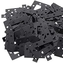 LOOM TREE® 100Pcs Black L Shape Flat Corner Plate Angle Brace Bracket for Picture Frame |Crafts | Multi-Purpose Craft Supplies | Crafting Pieces | Tin & Metal Pieces-picture-19