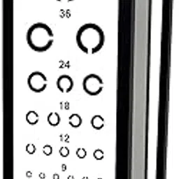 Eagle Eye Products® || EEP || Professional Eye Test Chart || LED Illuminated Vision Testing Drum || Wall-Mountable Distance Vision Examination Equipment || White-picture-28