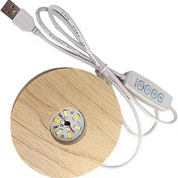 MERISHOPP™ Light Display Convenient Decoration for Home Furnishing Crafts USB Plug in 8Cmx2Cm-picture-19