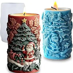 Christmas Tree Candle Mould,Christmas Candle Moulds, Christmas Candle Molds for Handmade Decorations, Festive Holiday Craft Supplies-picture-14