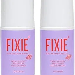 Fixie Body Adhesive – Skin-Safe Glue Roller for Clothes | Lingerie | Costumes & Fashion Styling(60 Ml) (Pack of 2)-image-3