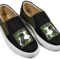 kob sook ; walk with joy Loafers Sneakers for Men(Deer Art)-picture-15