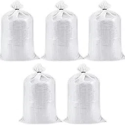 Ustad Large HDPE White Storage Bora Packing Bags, 71 x 106 cm, 50 kg Capacity, (28 x 42 Inches) - Pack of 5-picture-27