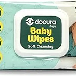 DOCURA Soft Cleansing 72 Pcs Baby Wipes for Newborn & Kids | Pure Ingredients to Hydrate Baby Skin | Balances pH level | Aloe Vera & Vitamin E Enriched-picture-20