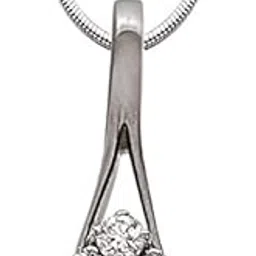 suratdiamond Surat Diamond .925 Sterling Silver Diamond Pendant-picture-31