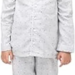 Printed Full Sleeves Night Suits for Girls-image-0