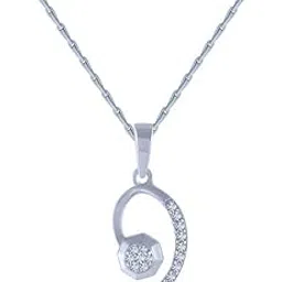 p.c. chandra jewellers 14k (585) Rose Gold and Diamond Pendant for Women-picture-23