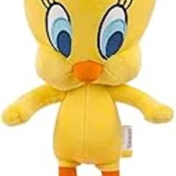 Mirada Looney Tunes Tweety Soft Plush Toy | Yellow Cartoon Stuffed Animal for Kids & Girls | Cute, Cuddly Gift & Room Décor – 25 cm-picture-56
