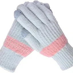 loom legacy Women's Touchscreen Winter Woollen Gloves For Cold Weather (SGD-1733-1737)-picture-34