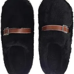 cassiey Mens Winter comfy Slipper for Home Indoor/Outdoor-picture-54