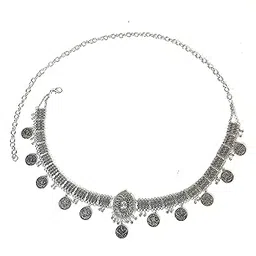 fulaida Retro Diamond-Studded Oval Waist Chain for Women, Hollow Ethnic Dance Waist Accessory-picture-49