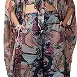 Womens Printed Chiffon Co-ord Set for Women-image-52